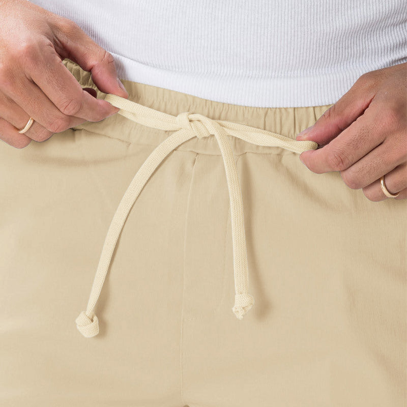 Men's Cargo Jogging Pants in Relaxed Fit with Drawstring, Elastic Cuffs, and Multiple Pockets Mune Fashion