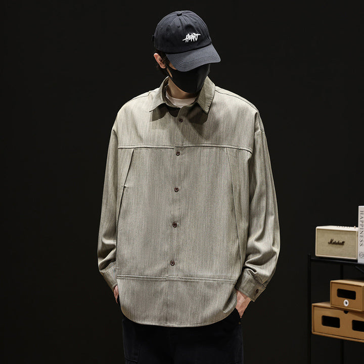 Men's Casual Utility Shirt Jacket
