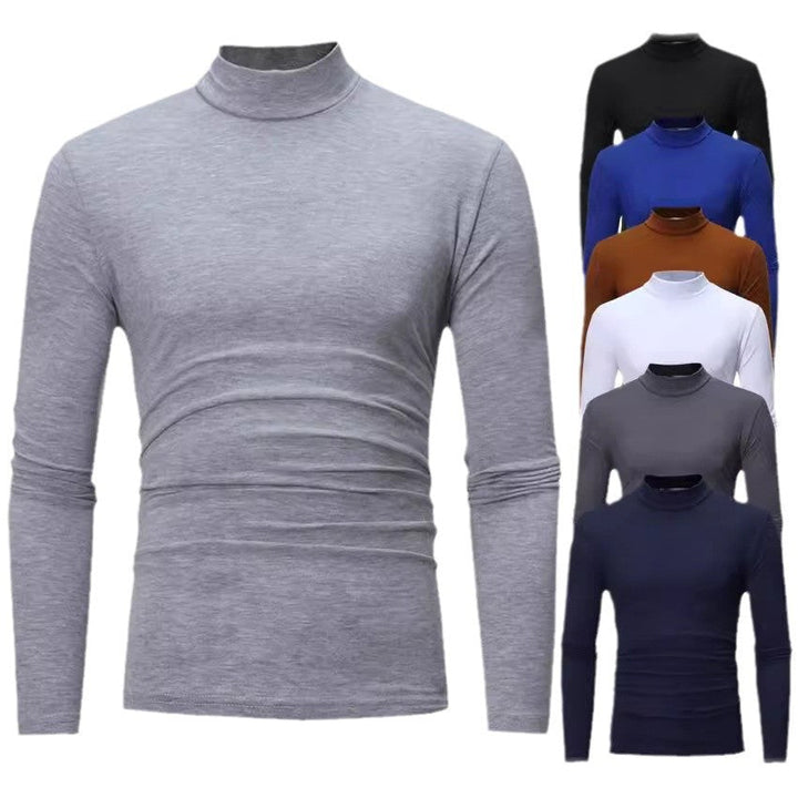 Men's Turtleneck Sweater Made Of Soft Jersey Mune