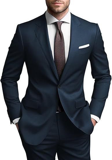 Men's tailored single-button suit set with slim silhouette and stretch comfort Mune Fashion