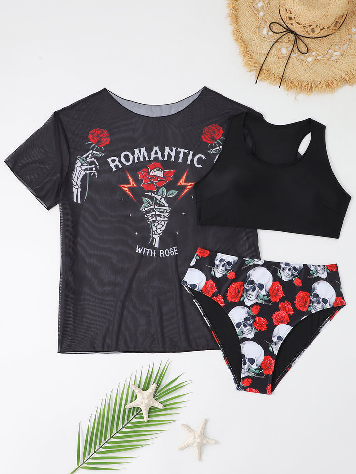 Women's Sporty Bikini Set with Light Top and Fashionable Design Mune Fashion