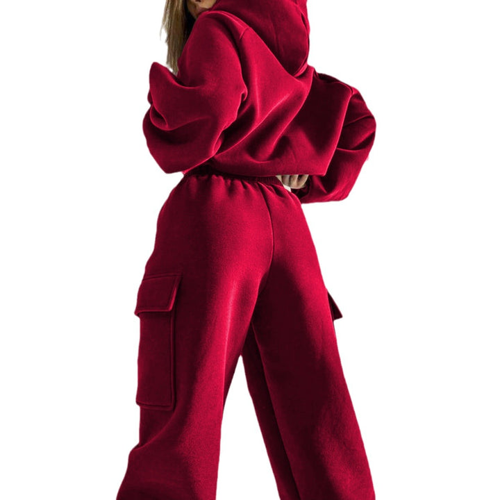 Women's oversized hoodie set with cargo joggers Mune Fashion
