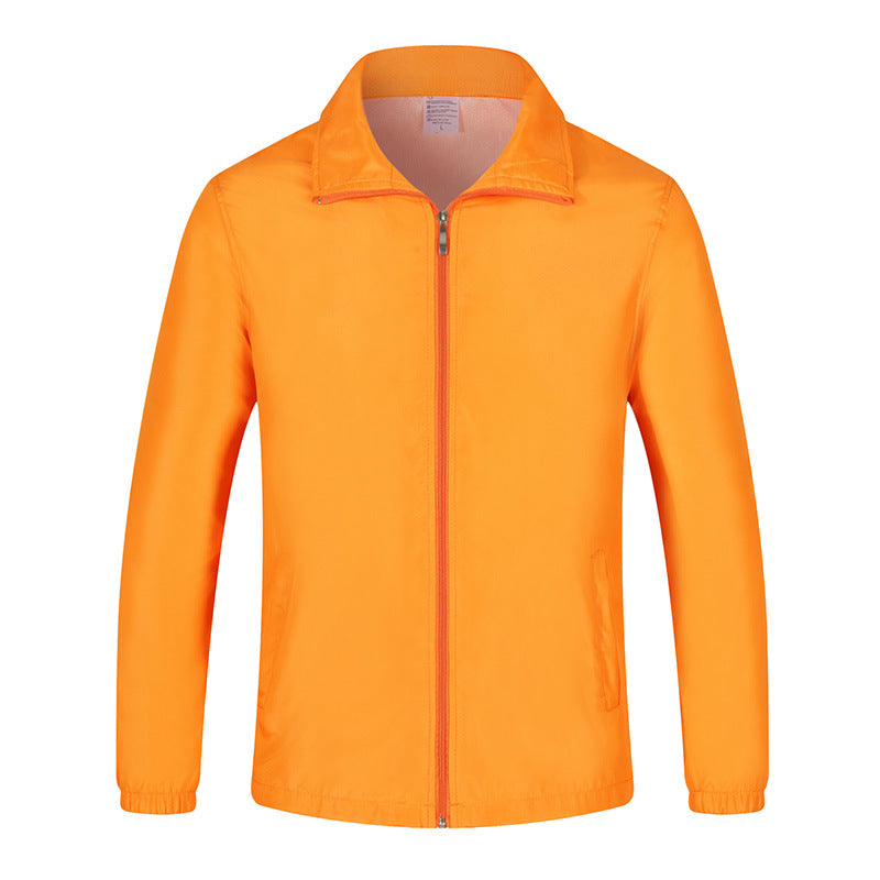 Men's lightweight windproof leisure jacket with full-length zipper & elastic cuffs Mune Fashion