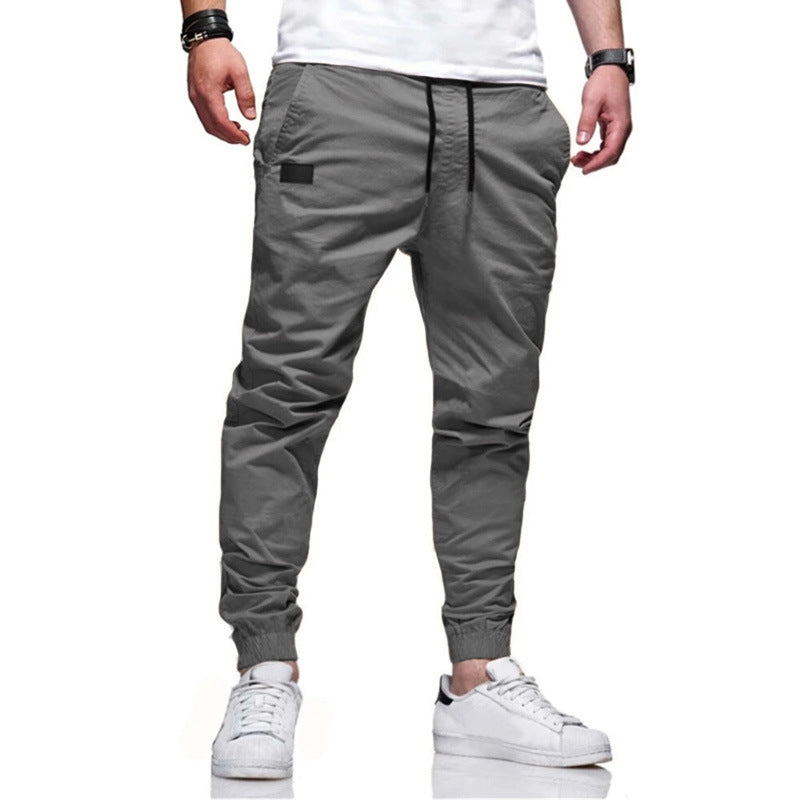 Men's functional cargo jogger pants with tapered leg, elastic waistband, and concealed zip pockets Mune Fashion