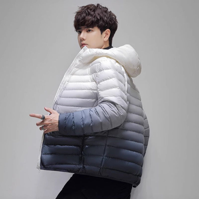 Men's lightweight padded quilted jacket with stand-up collar and thermal lining Mune Fashion