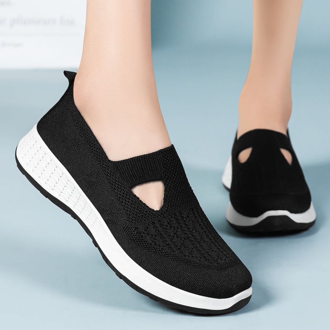 Women Comfortable Slip-On Sneakers with Innovative Mesh Upper Mune Fashion