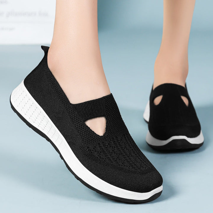 Women Comfortable Slip-On Sneakers with Innovative Mesh Upper Mune Fashion