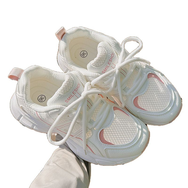 Women’s sporty mesh sneakers with high cushioning outsole and breathable upper material structure Mune Fashion