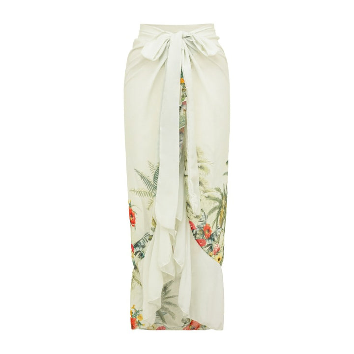 Women's Asymmetrical Bathing Suit with Refined Cut-Out and Floral Design Mune Fashion