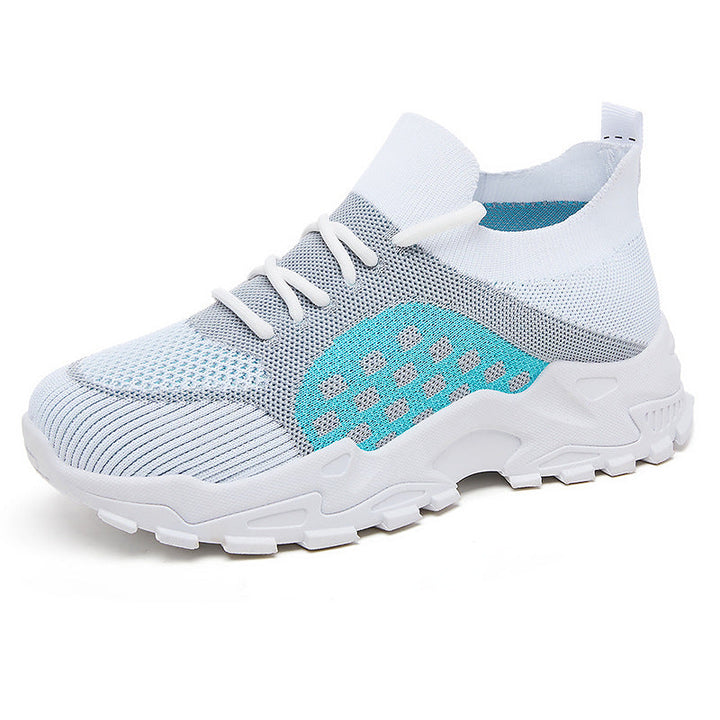 Women's sporty sneakers with breathable knit upper and flexible sole Mune Fashion