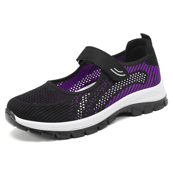 Women's Sporty Slip-On Sneakers with Adjustable Strap Mune Fashion