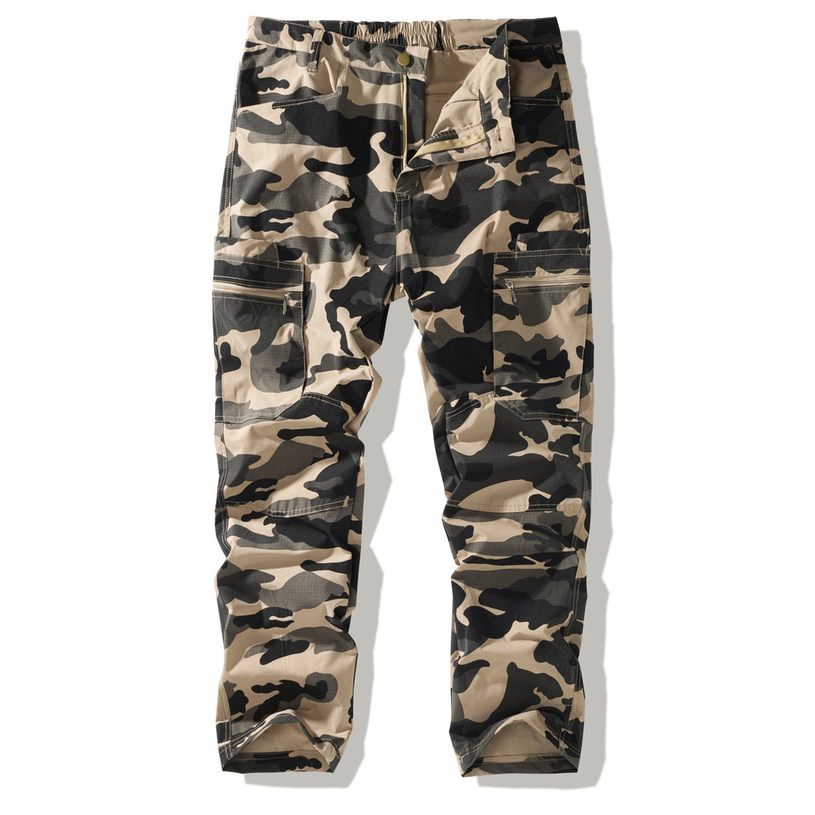 Men's Multi-Functional Cargo Pants in Camouflage Design Mune Fashion