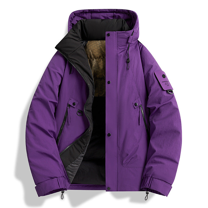 Men's Technical Urban Parka with Thermo Insulation and Multifunctional Pockets Mune Fashion