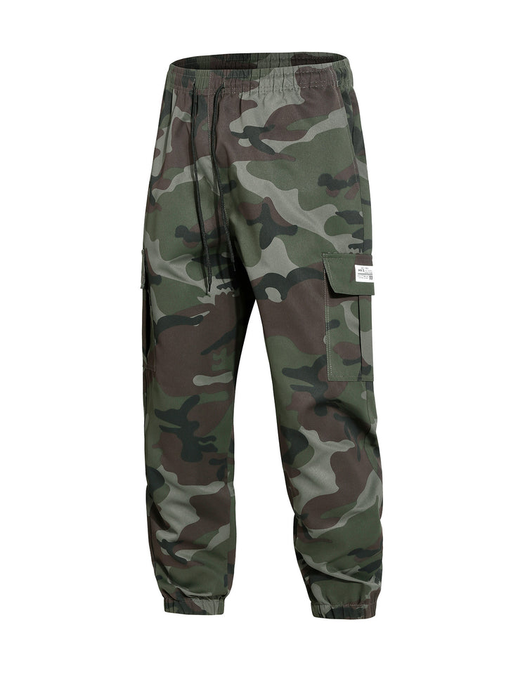 Men's Modern Cargo Pants in Camouflage Design Mune Fashion