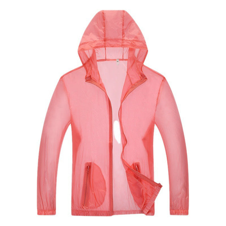 Men's ultralight rain jacket with adjustable hood area and reflective elements Mune Fashion