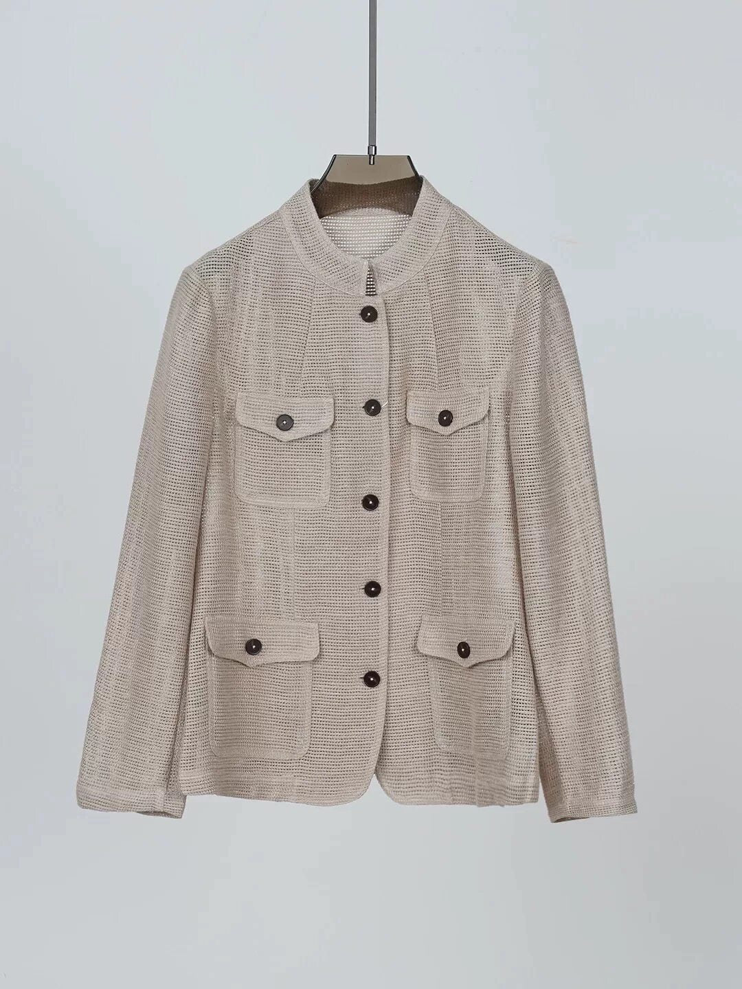 Ladies Fashionable Summer Jacket made of Lightweight Fabric Mune Fashion
