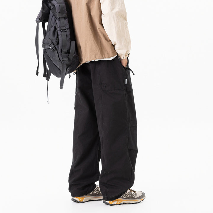 Herren Cargo-Hose mit elastischem Bund und Multifunktions-Taschen Mune Fashion