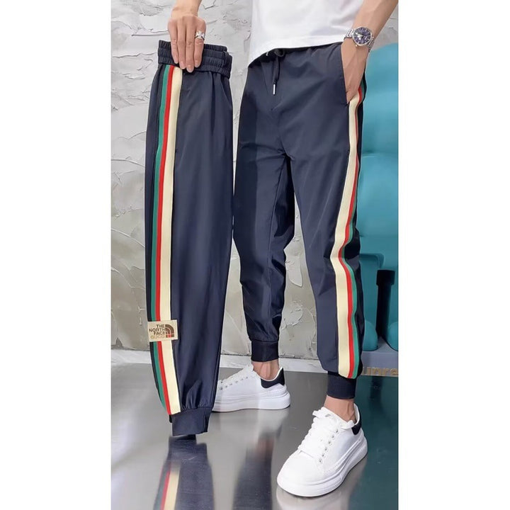 Men's Sporty Training Pants with Stripes Mune Fashion