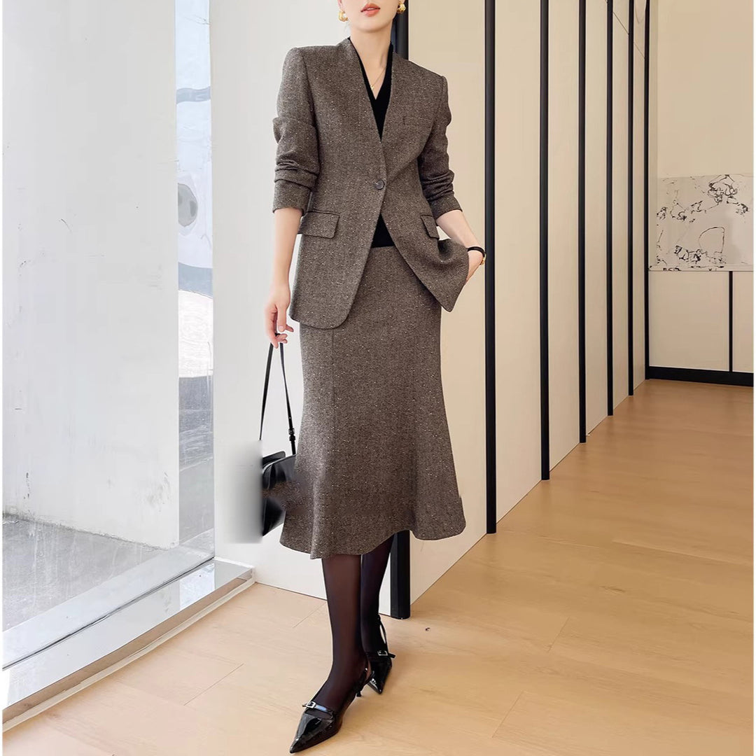 Women Elegant Two-Piece with Chic Cut Mune Fashion