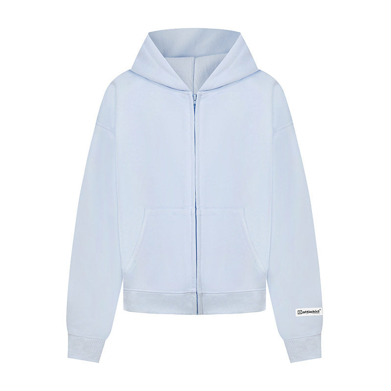 Women’s hoodie sweat jacket with full zip, kangaroo pocket and relaxed fit Mune Fashion