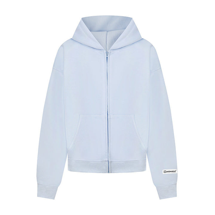 Women’s hoodie sweat jacket with full zip, kangaroo pocket and relaxed fit Mune Fashion