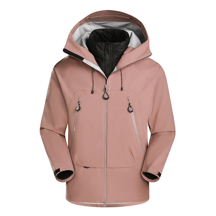 Men's waterproof softshell jacket with removable quilted inner jacket Mune Fashion