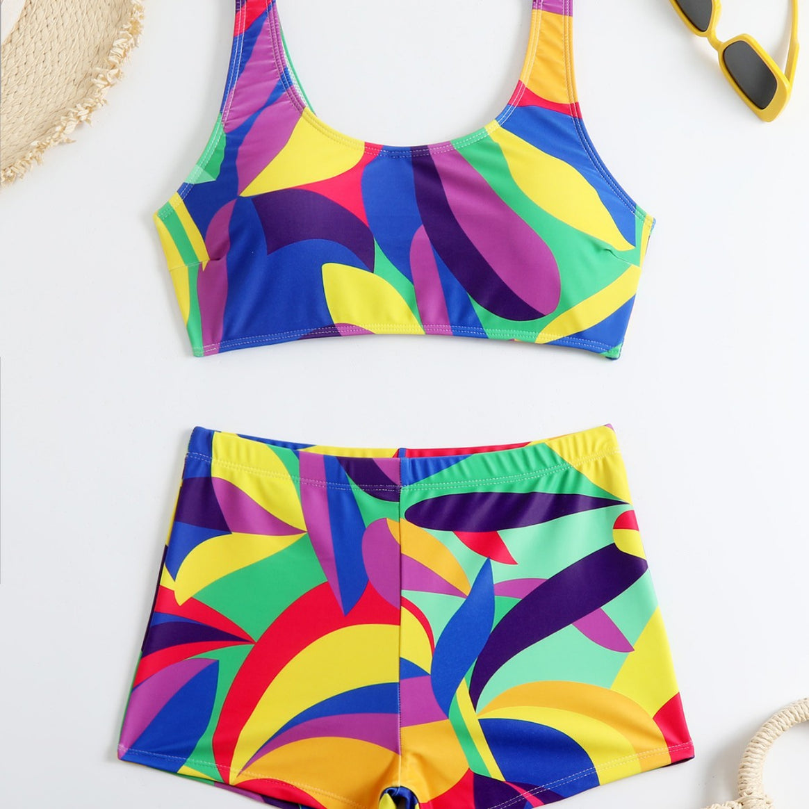 Women's bikini set with floral pattern and comfortable fit Mune Fashion