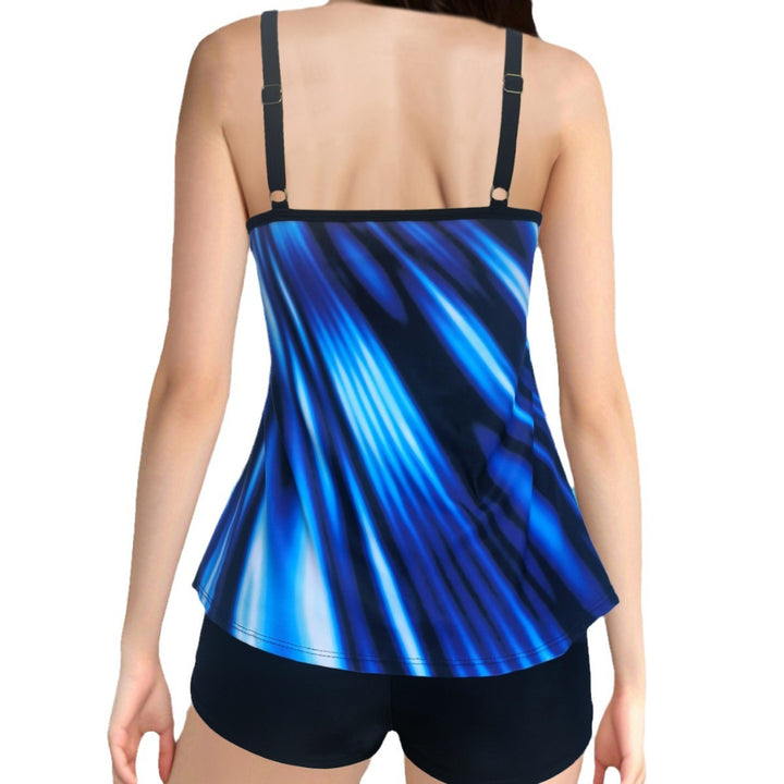 Women's Sporty Tankini Set with Stylish Shorts Mune Fashion