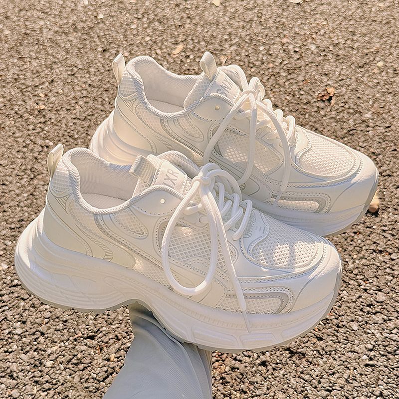 Women Chunky Sneakers with breathable mesh upper and padded sole Mune Fashion
