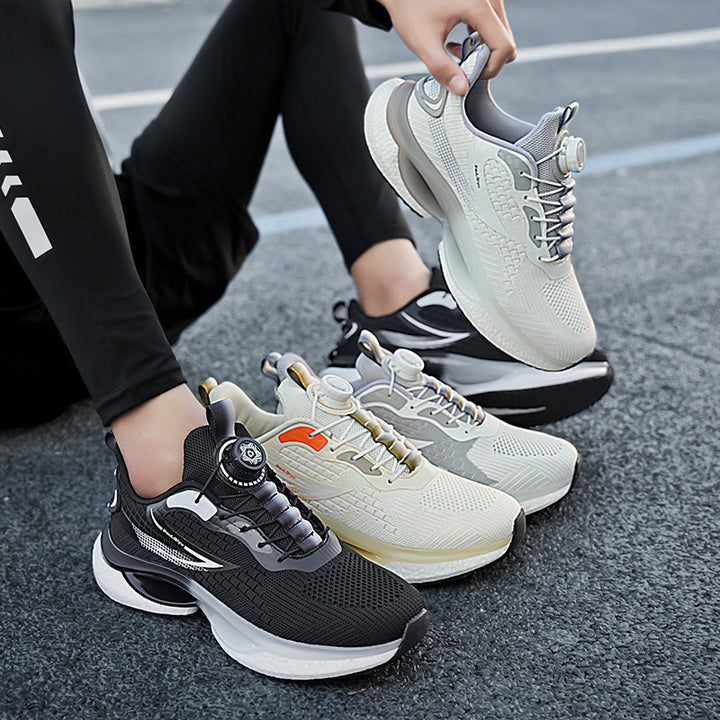 Unisex nan breathable running shoe with rotary closure and reactive midsole Mune Fashion