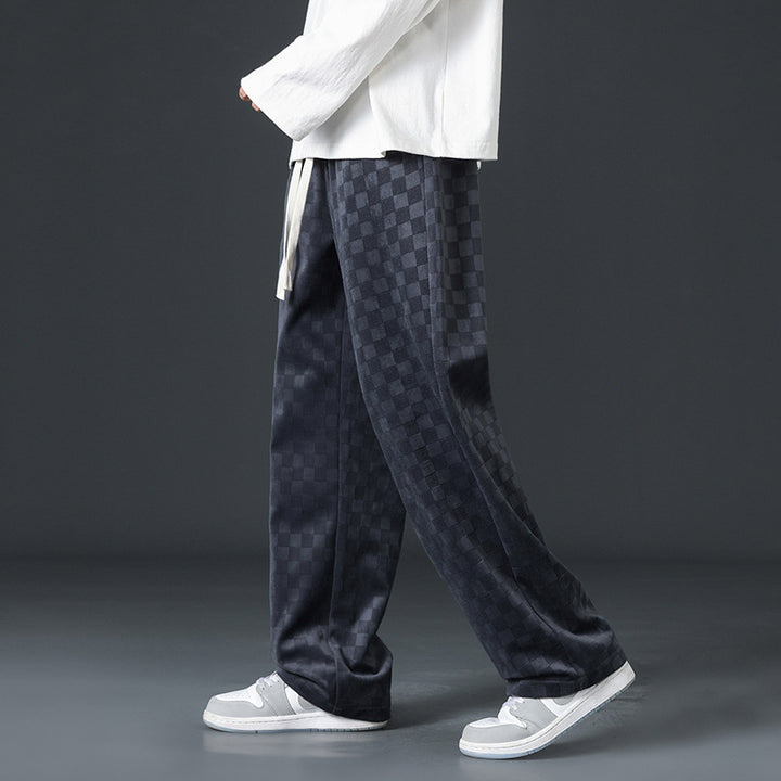 Men's Casual Checkered Leisure Pants