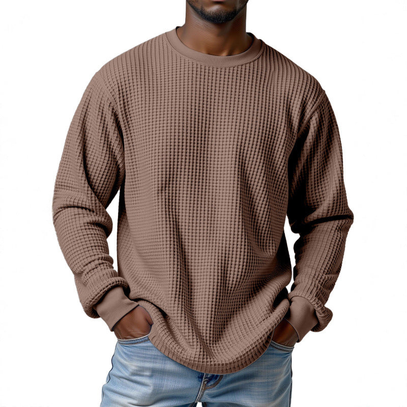 Men's Urban Pullover with Waffle Structure Mune Fashion