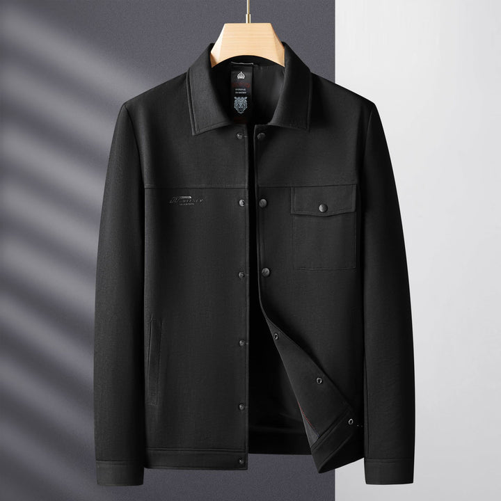 Men's transitional jacket in workwear style with snap buttons Mune Fashion