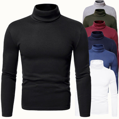 Men's Fitted Turtleneck Sweater from Fine Knit Mune Fashion