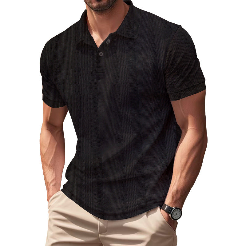 Men's Breathable Polo Shirt made from Cotton Blend with Slim Fit Mune Fashion