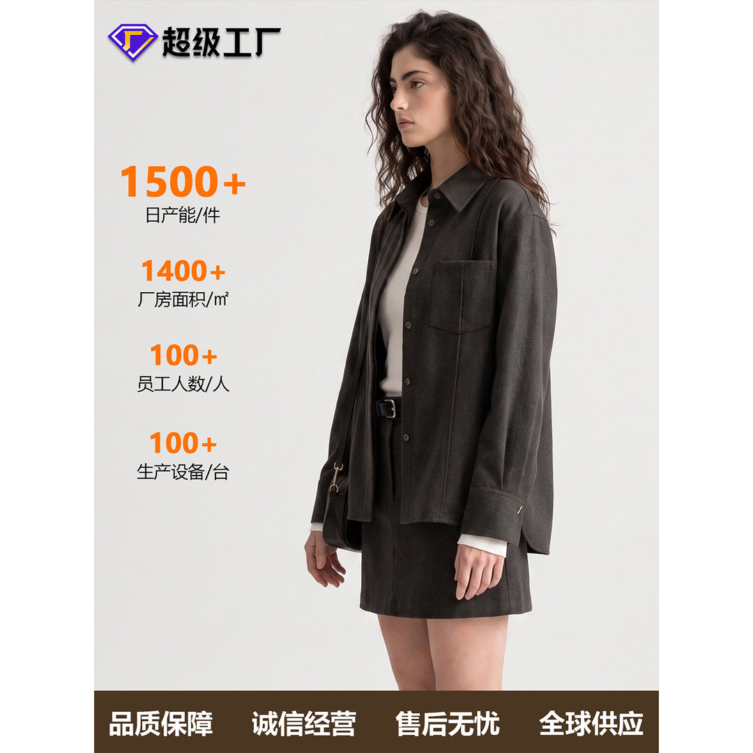Damen Modische Overshirt Mune Fashion
