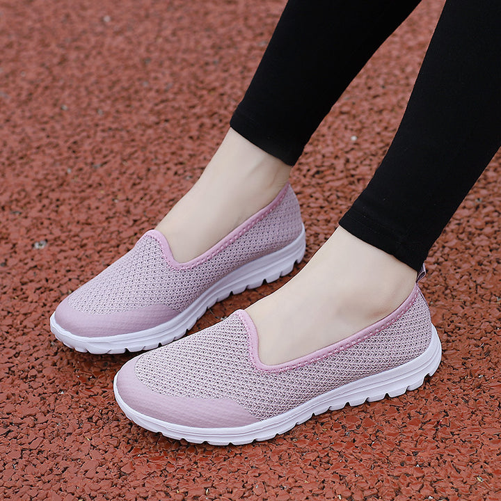 Women's nano ergonomically shaped comfort slippers with breathable mesh upper and cushioned sole Mune Fashion