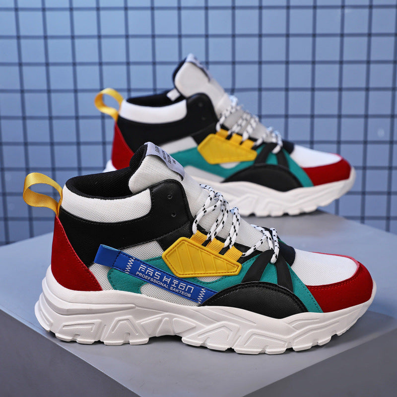 Unisex Ankle-High Platform Sneakers with Technical Multi-Layer Sole Mune Fashion