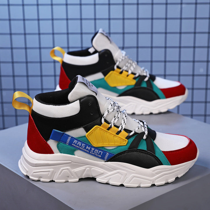 Unisex Ankle-High Platform Sneakers with Technical Multi-Layer Sole Mune Fashion
