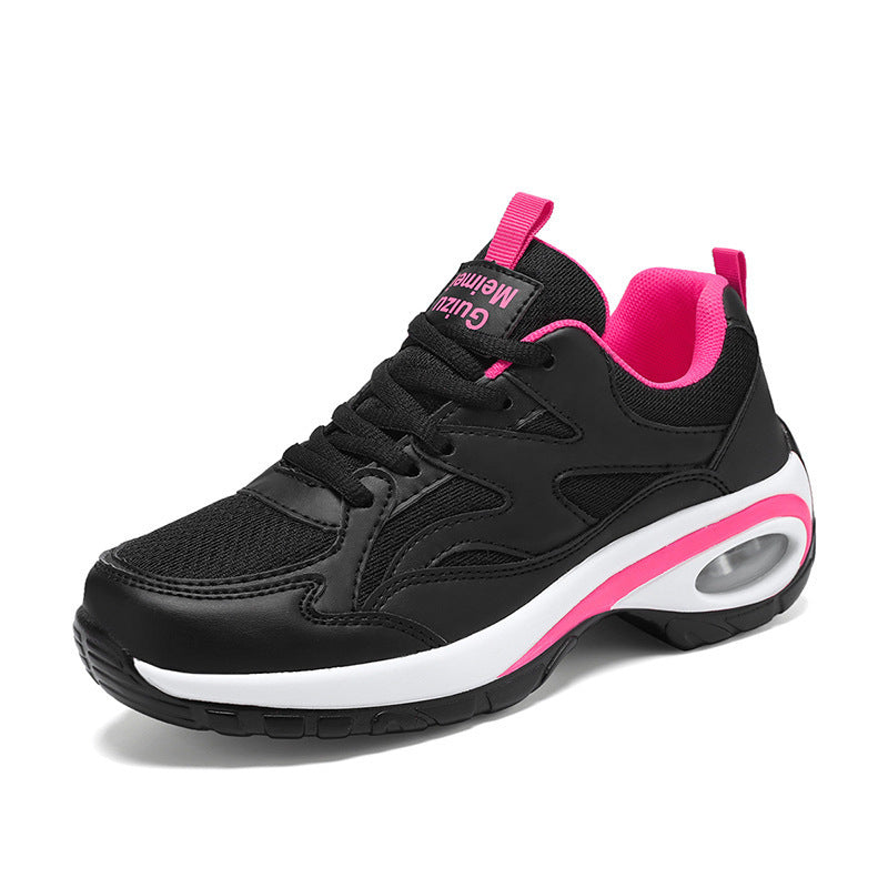 Women's non-stable everyday sneakers with ergonomic rolling sole, integrated air capsule cushioning, and breathable mesh upper Mune Fashion