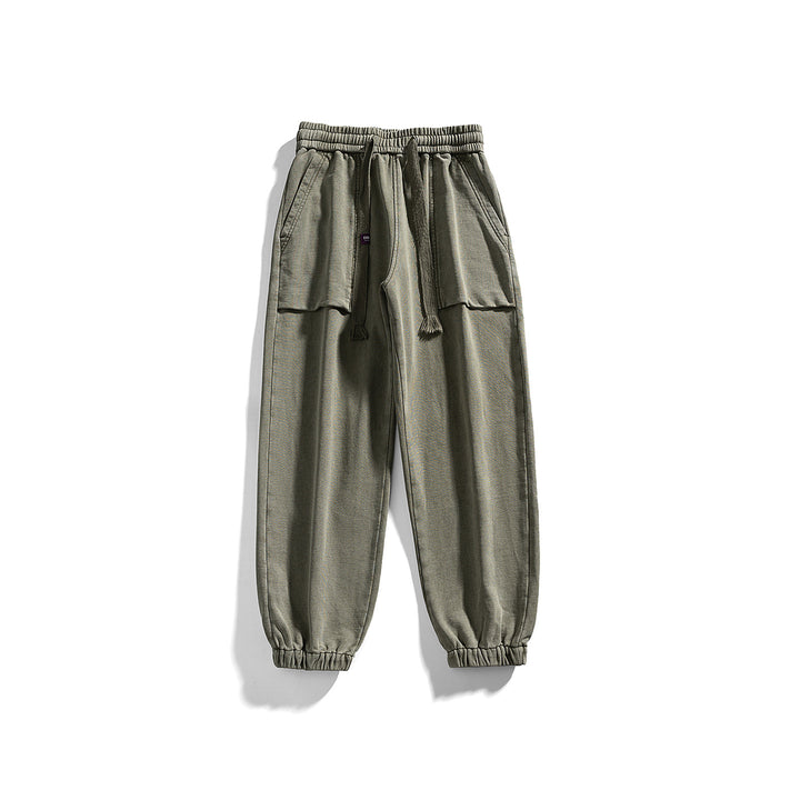 Herren Cargo-Jogginghose mit elastischem Bund und aufgesetzten Pattentaschen Mune Fashion