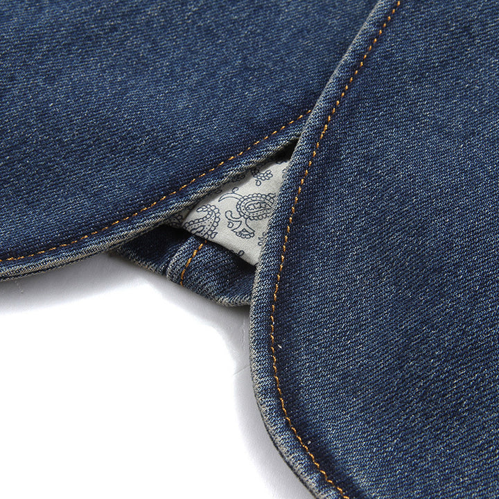 Men Stylish Denim Blazer Mune Fashion