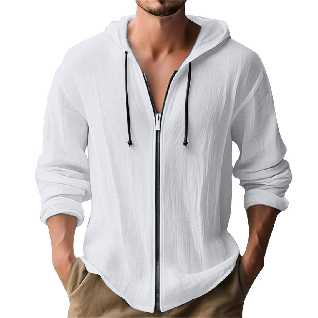 Men's Casual Hoodie Jacket with Zipper Mune