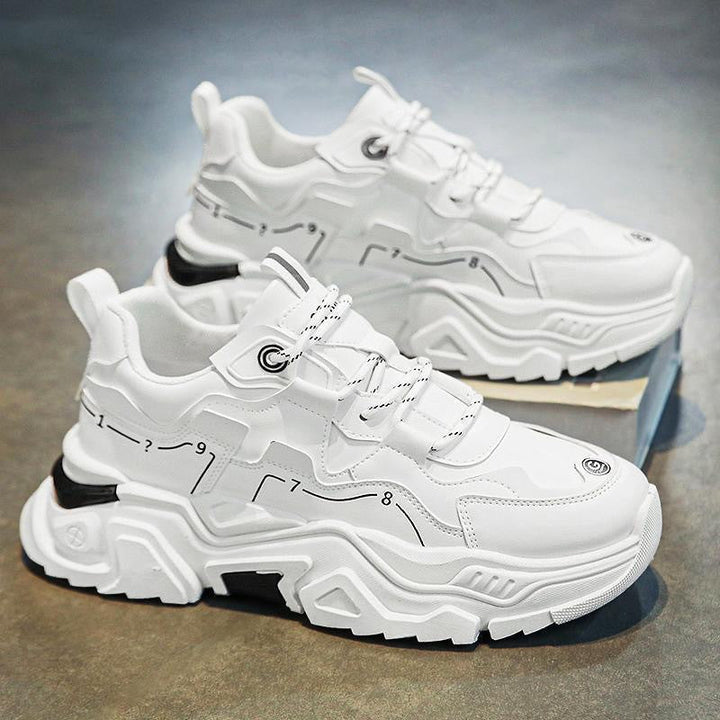 Ladies fashionable chunky sneakers with innovative cushioning technology Mune Fashion