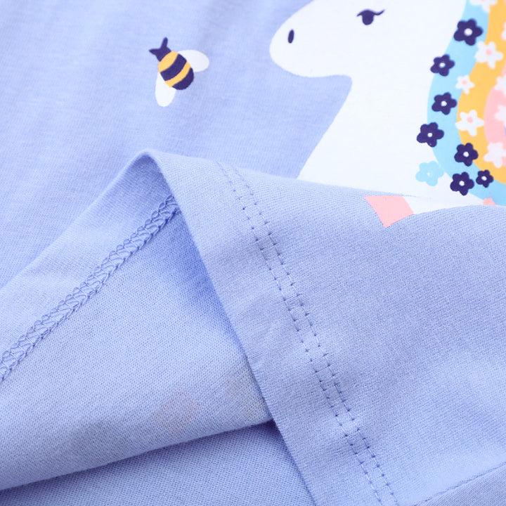 Girl's T-shirt with playful unicorn design Mune Fashion