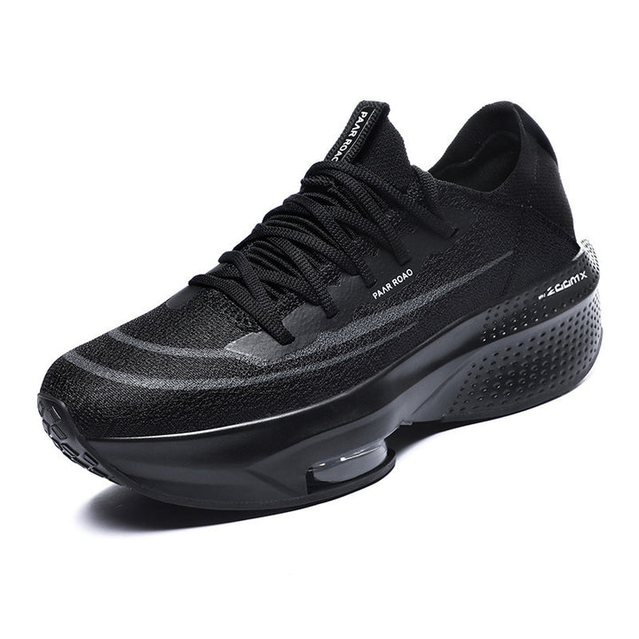 Men's Performance Running Shoe with Knitted Upper Material and Visible Air Chamber Mune Fashion