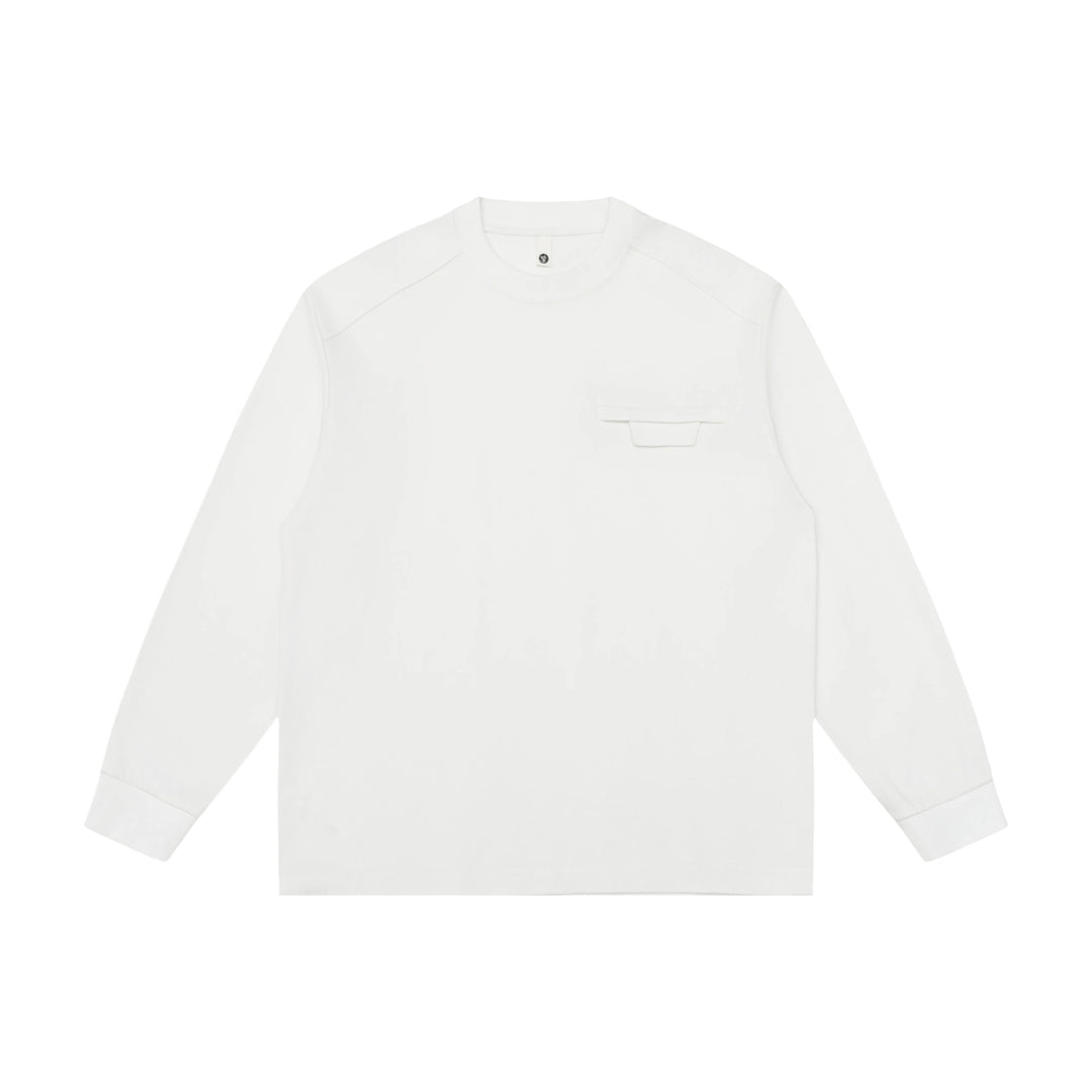 Unisex Oversize Sweatshirt with raglan sleeves and concealed chest flap Mune Fashion