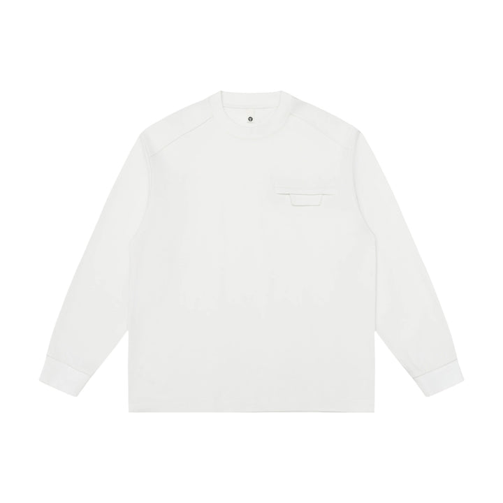 Unisex Oversize Sweatshirt with raglan sleeves and concealed chest flap Mune Fashion