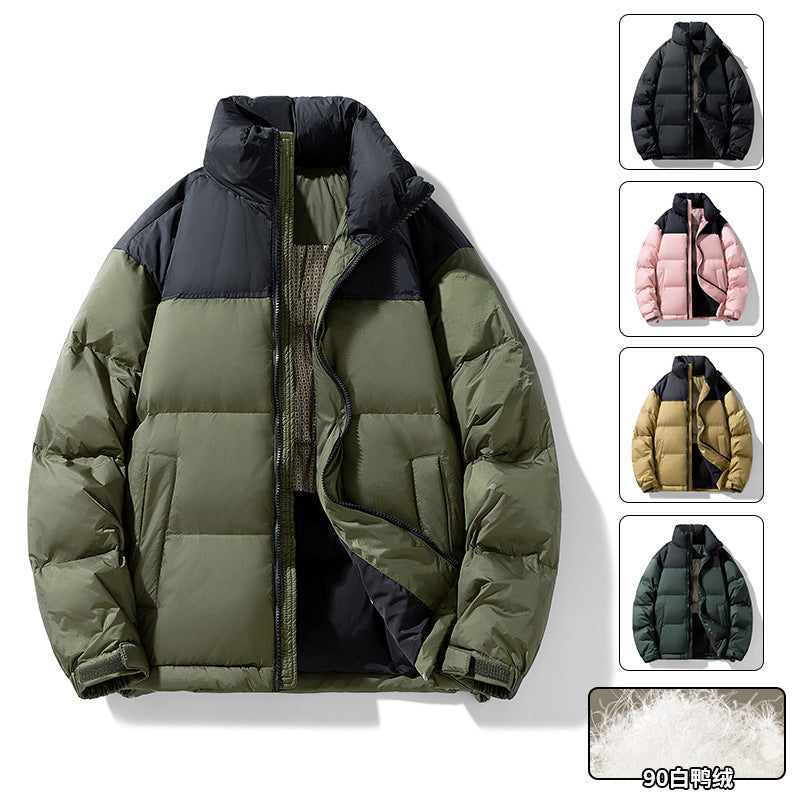 Men's padded jacket with high stand-up collar and thermal lining Mune Fashion