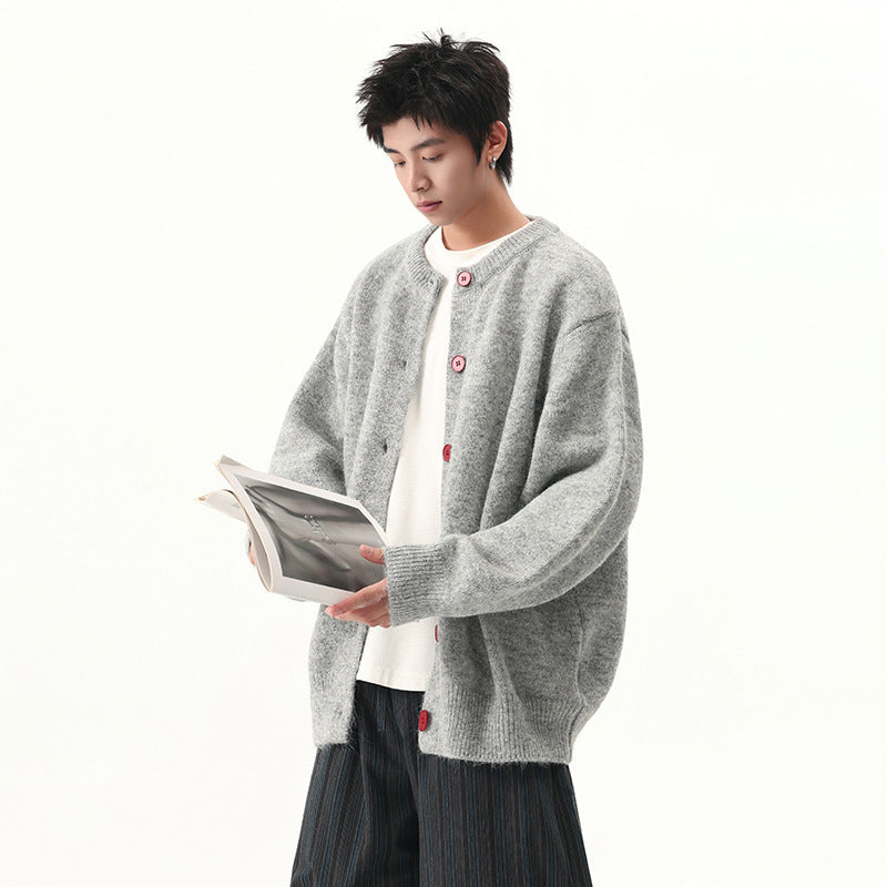 Unisex Oversized Cardigan with Buttons Mune Fashion